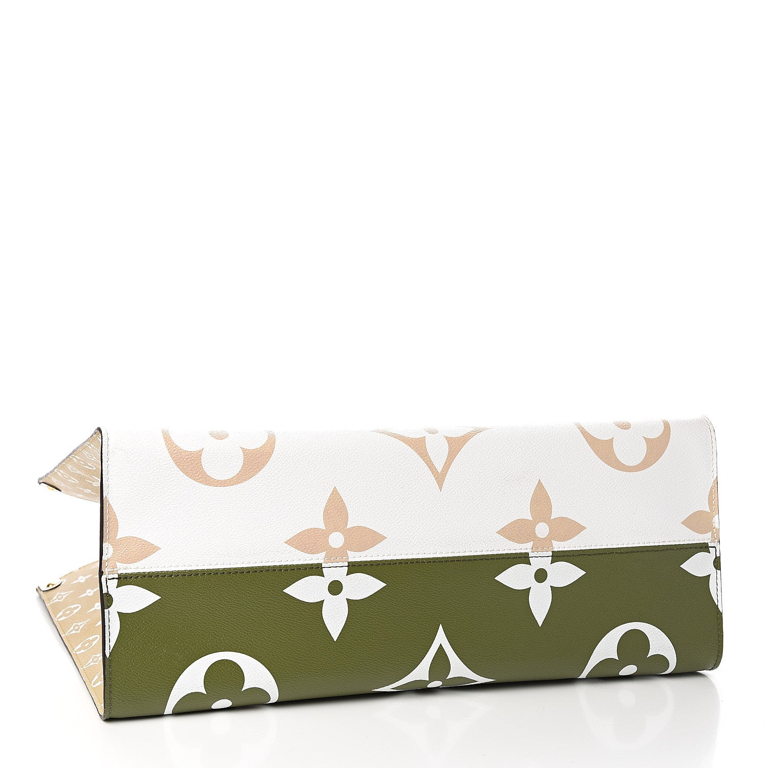 Louis Vuitton Monogram Giant Onthego GM Kaki Beige 3 of 9