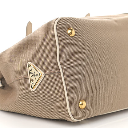 Prada Jacquard Logo Tote Corda Talco 10 of 11