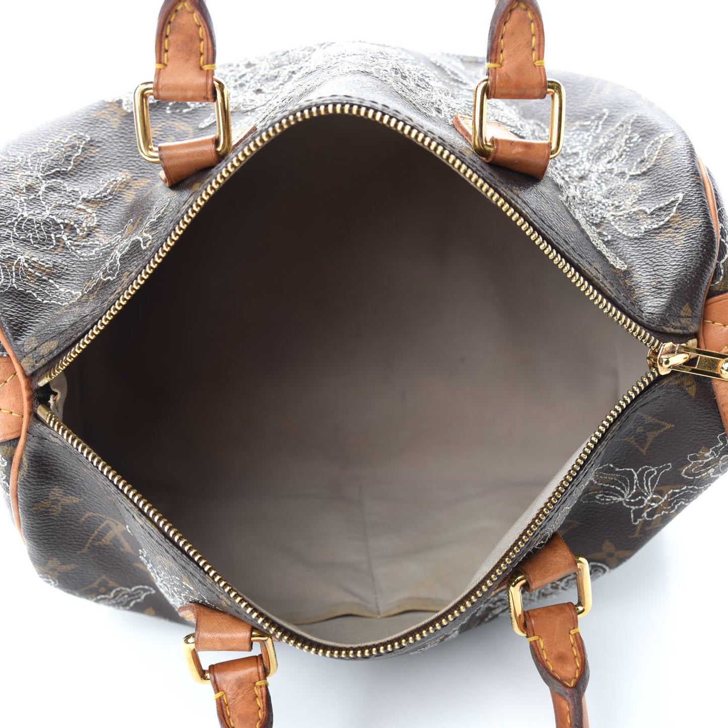 Monogram Dentelle Speedy 30 Silver