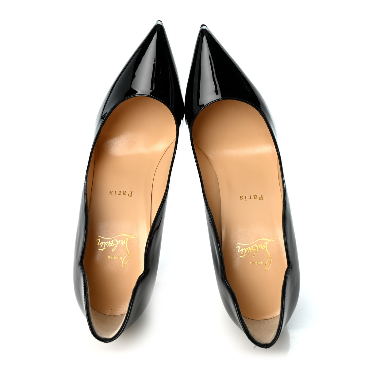 Christian Louboutin Patent Hot Chick 100 Pumps 39 Black 5 of 8