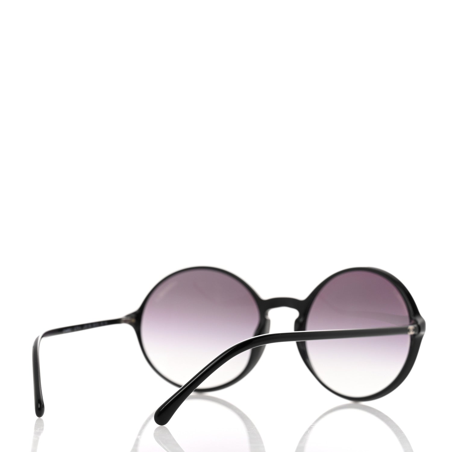 Chanel CC Round Spring Sunglasses 5279-A Black 4 of 8