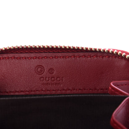 Gucci Microguccissima Zip Around Card Case Red 6 of 7