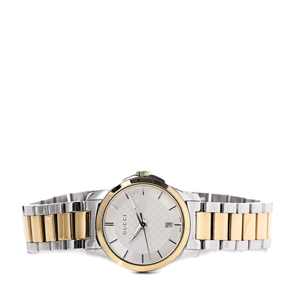 Gucci Stainless Steel 28mm G-Timeless Two Tone Quartz Watch 3 of 7