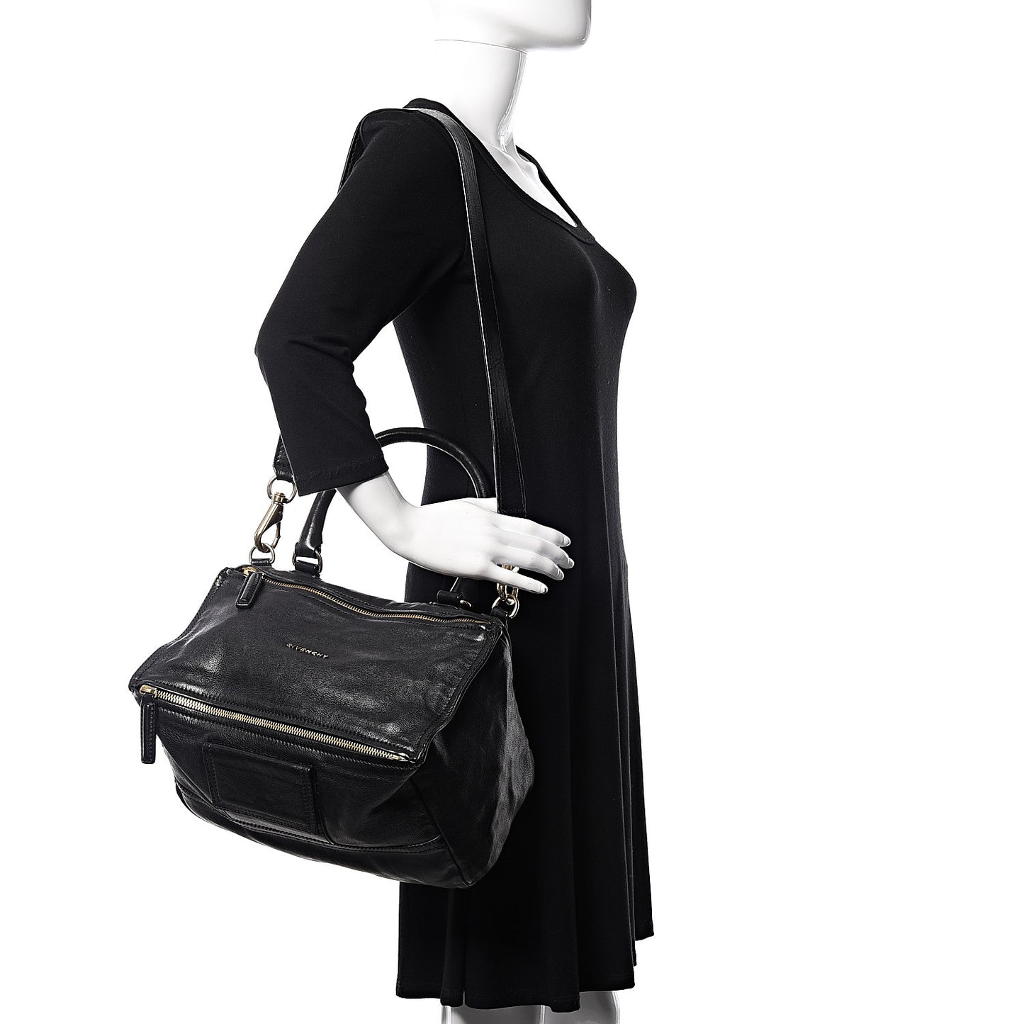 Sugar Goatskin Medium Pandora Black