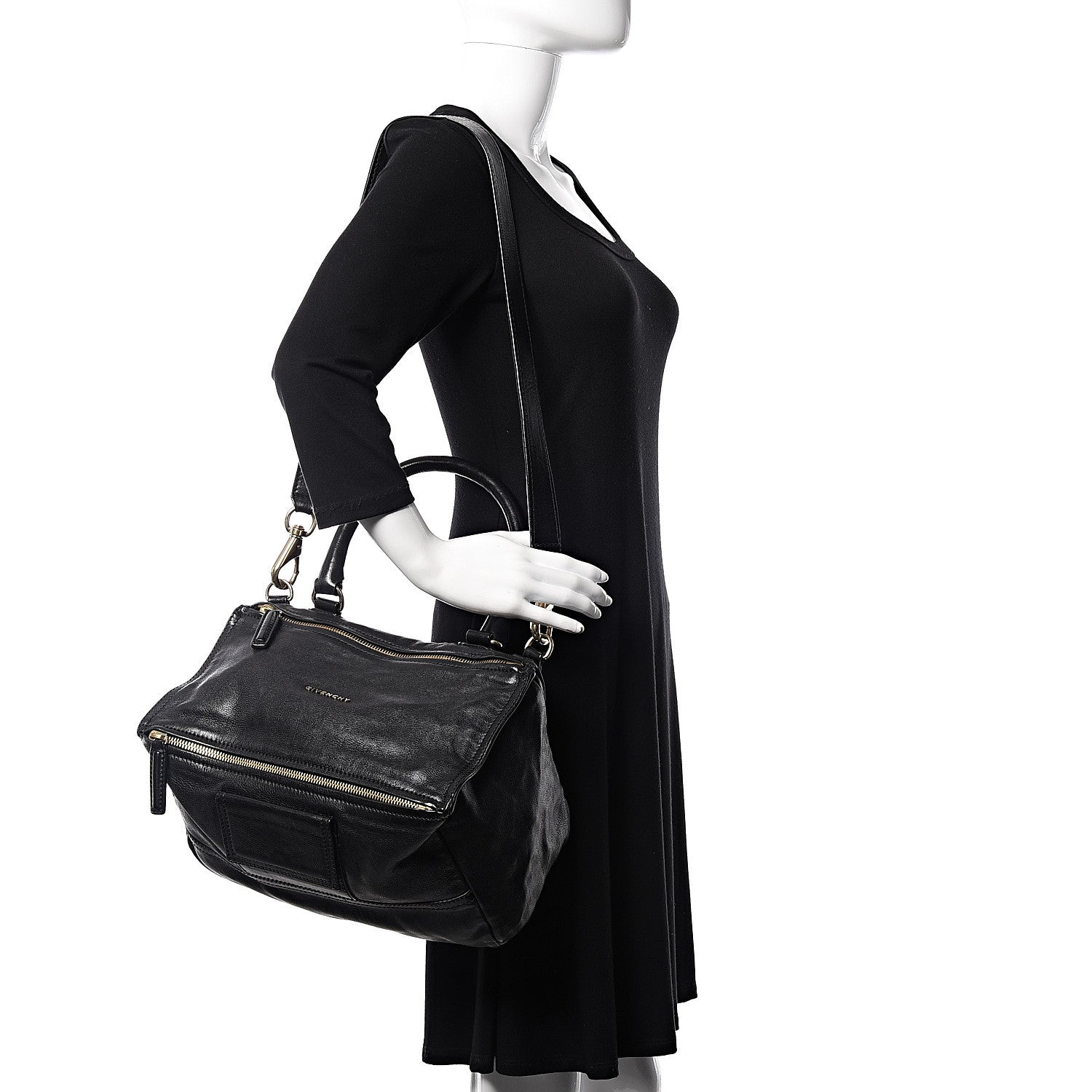 Givenchy Sugar Goatskin Medium Pandora Black 2 of 14