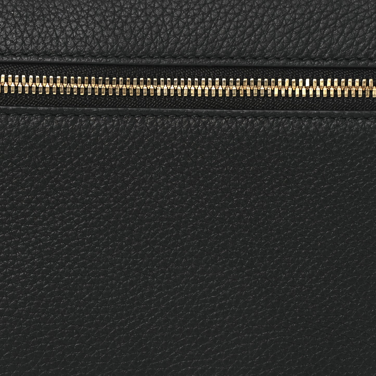 Grained Calfskin L19 Extra Pocket Pouch Black