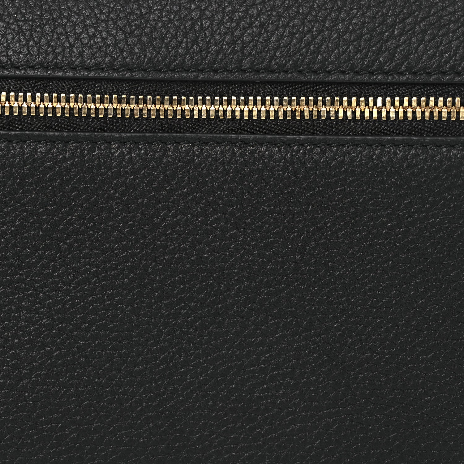 Loro Piana Grained Calfskin L19 Extra Pocket Pouch Black 7 of 9