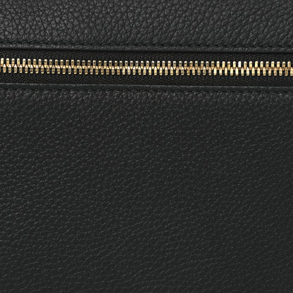 Loro Piana Grained Calfskin L19 Extra Pocket Pouch Black 7 of 9