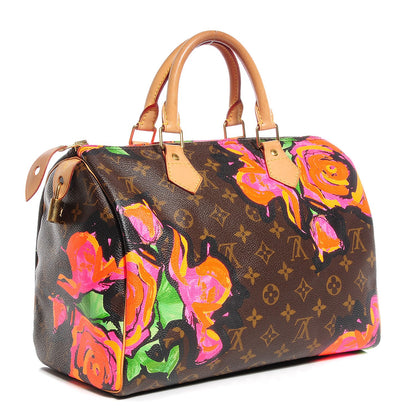 Louis Vuitton Monogram Roses Speedy 30 3 of 7