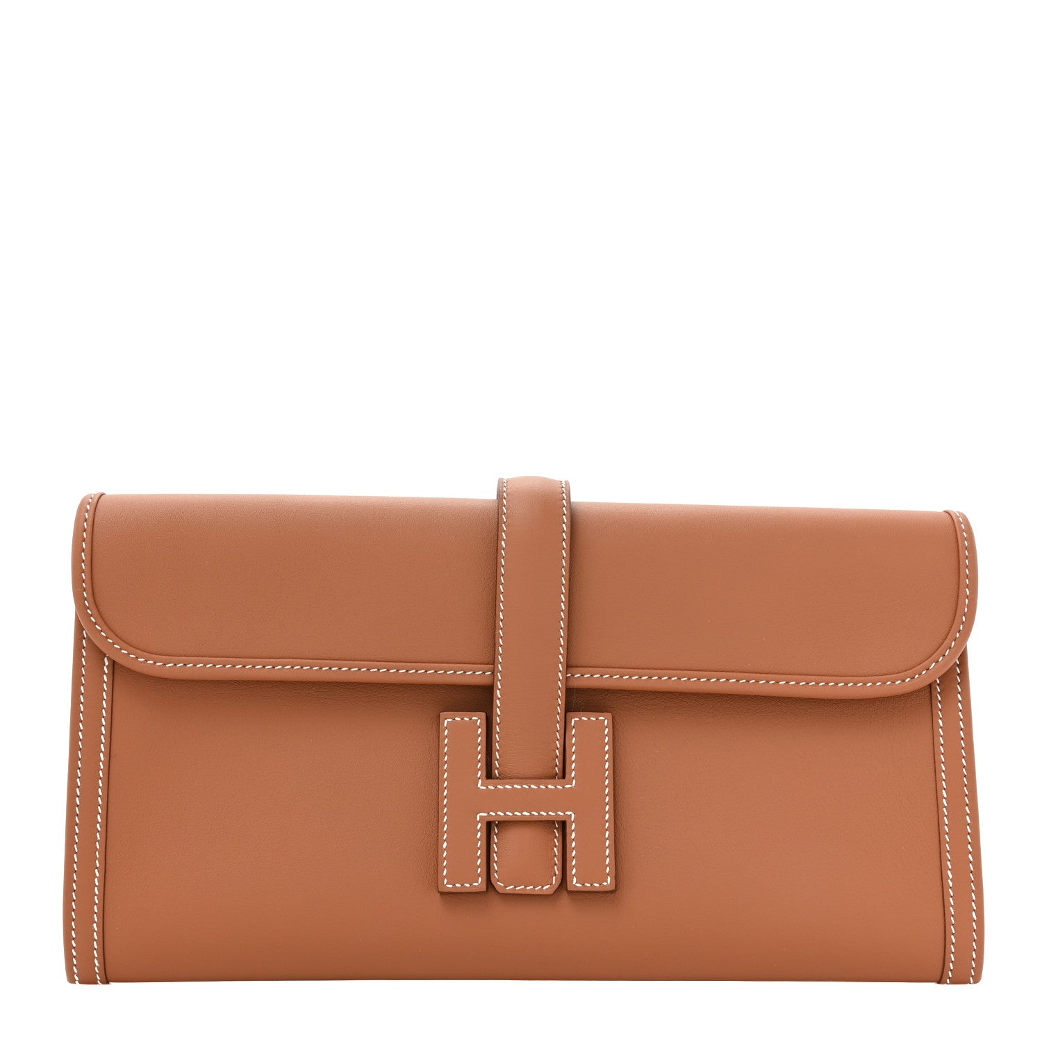 Hermes Swift Jige Elan 29 Clutch Gold 1 of 10