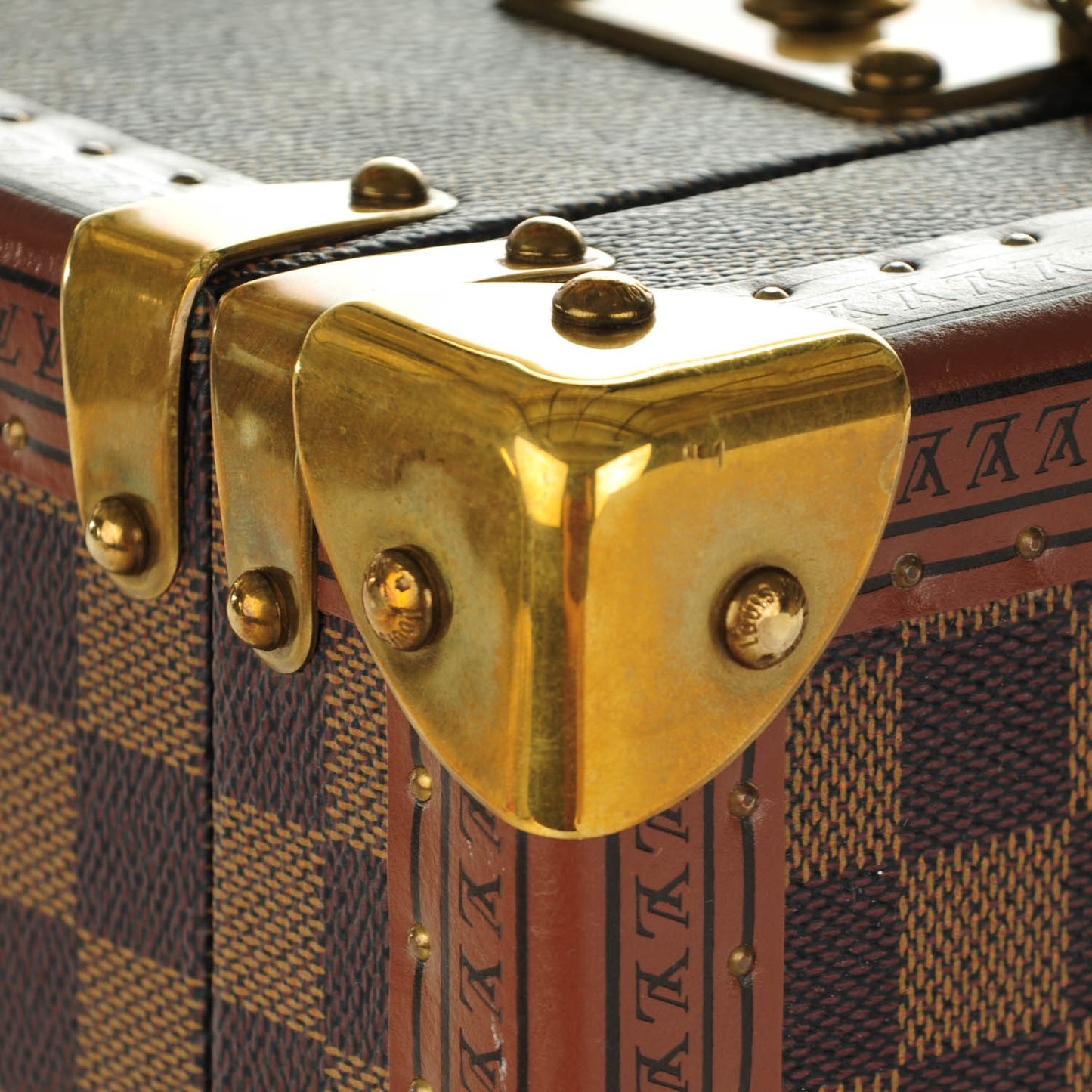 Damier Ebene Boite Flacons Beauty Train Trunk Case