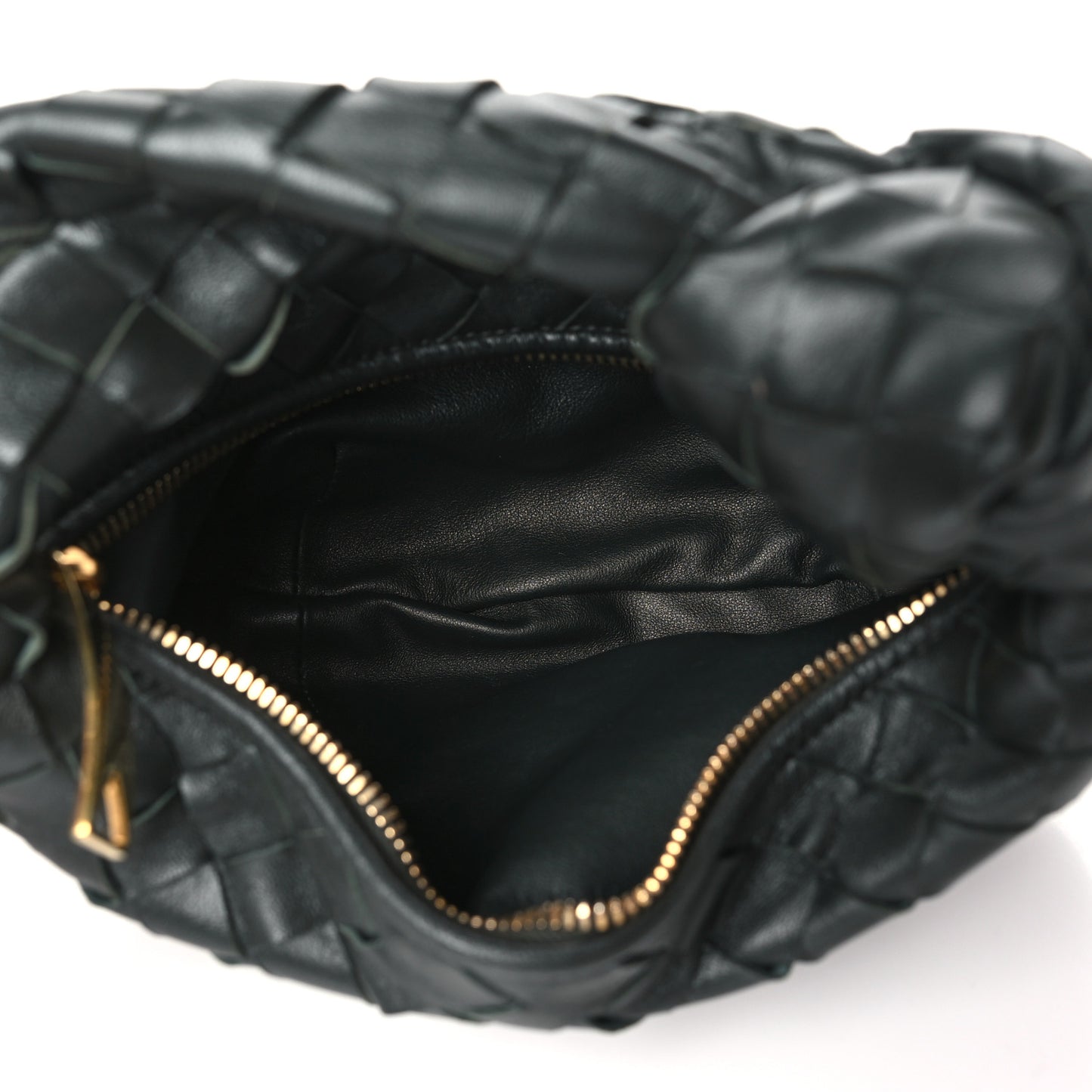 Nappa Intrecciato Mini Jodie Dark Moss
