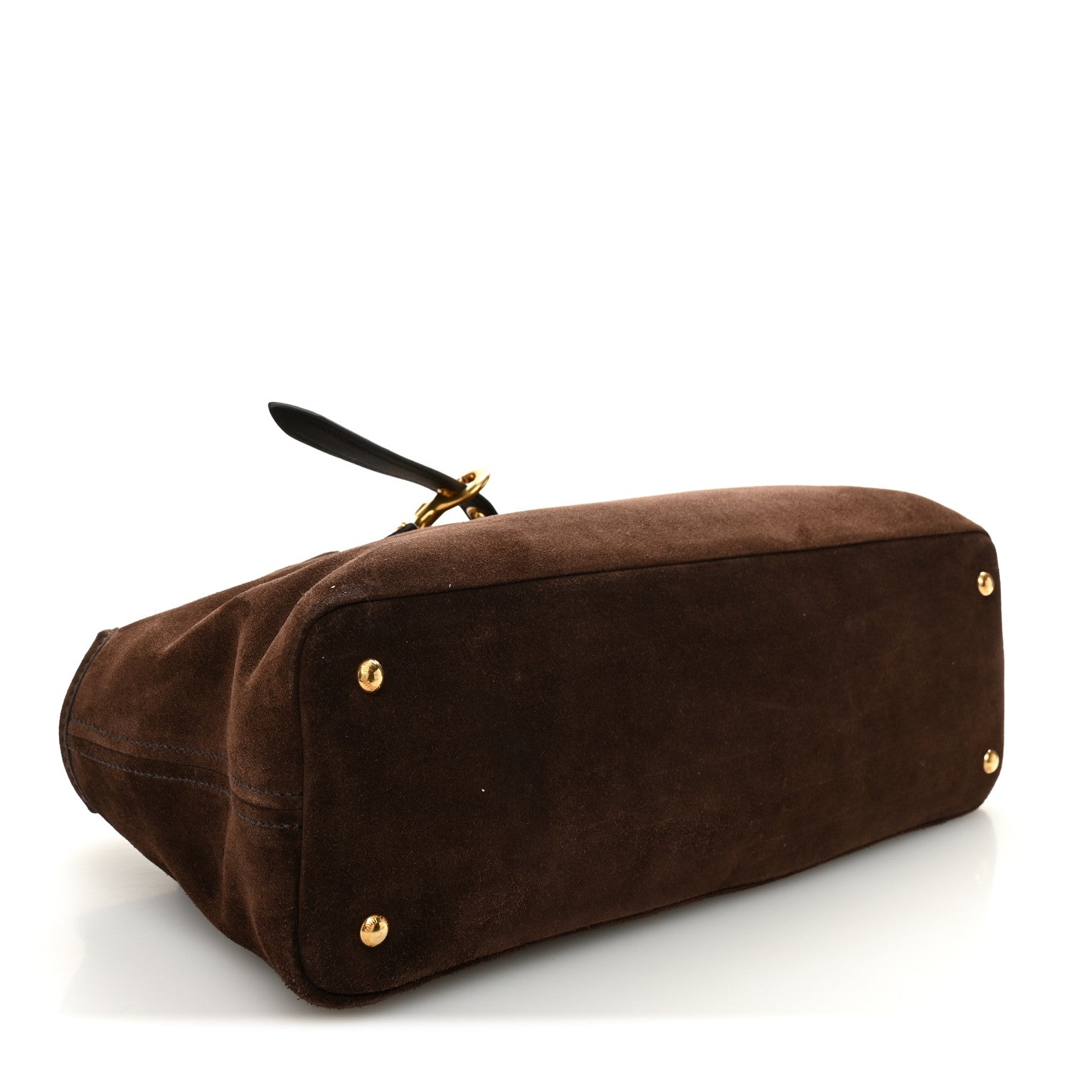 Miu Miu Camoscio Large Aventure Bag Moro 4 of 9