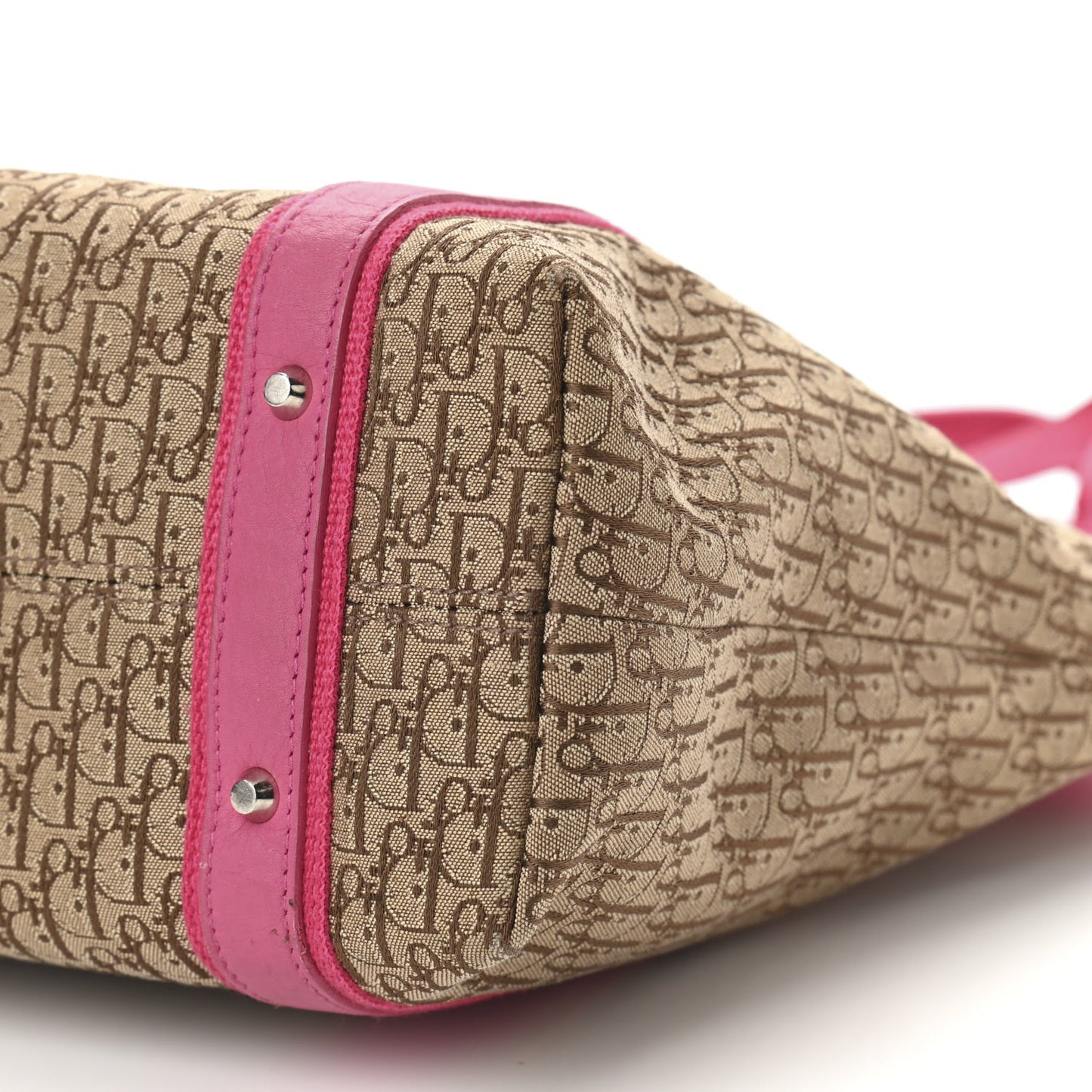 Monogram Street Chic Shoulder Bag Beige Pink