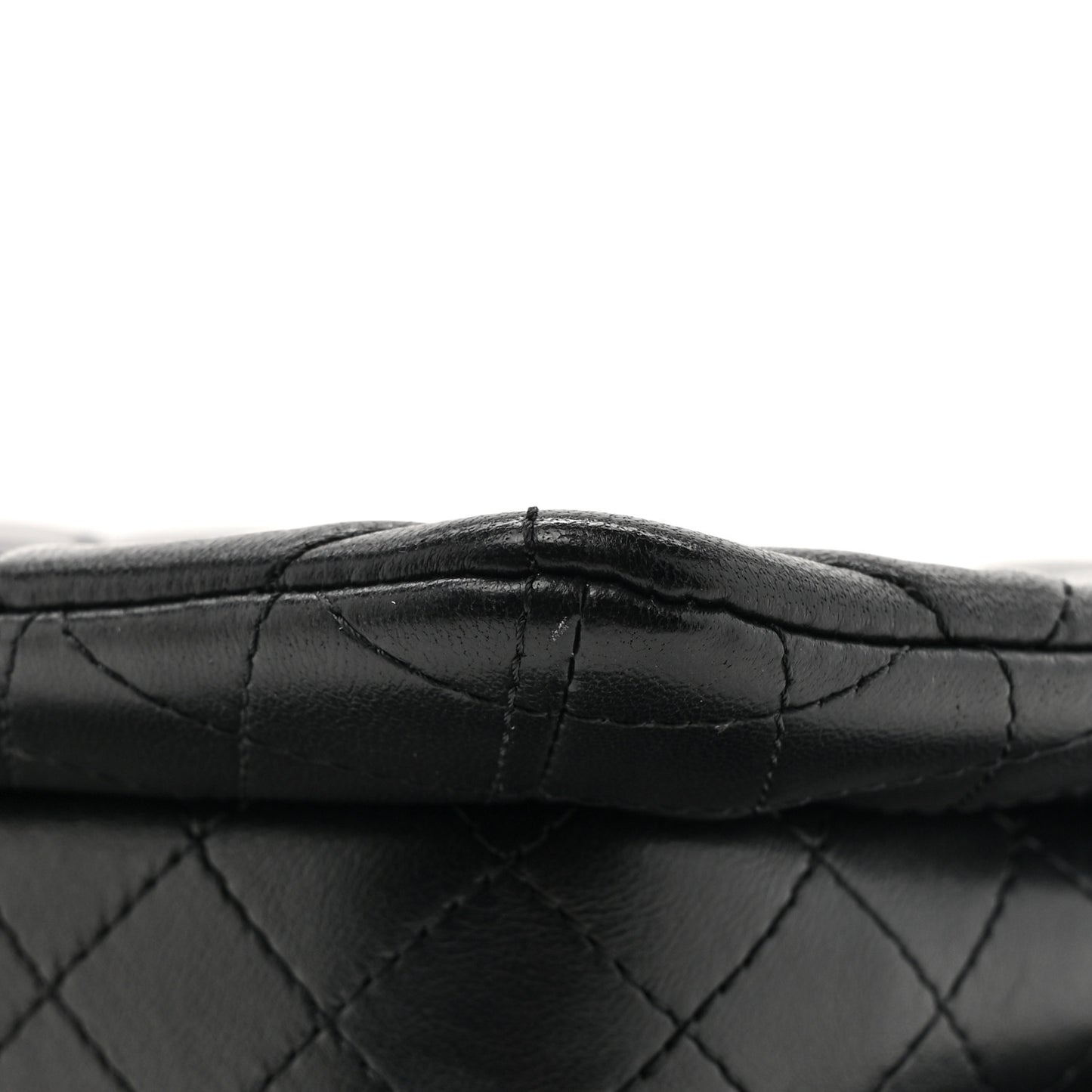 Lambskin Quilted On And On Small Chain Flap Black
