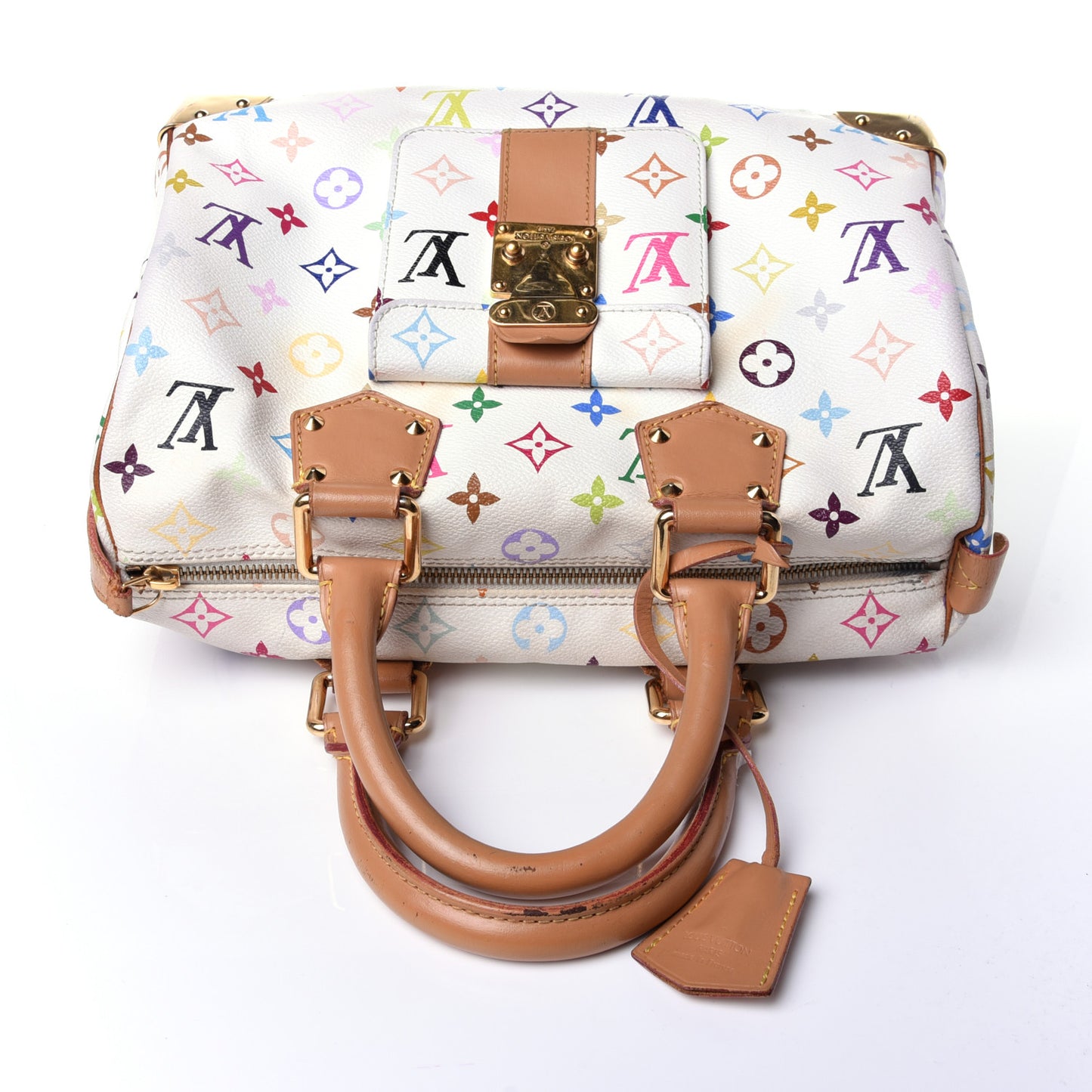 Monogram Multicolor Speedy 30 White
