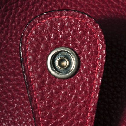 Hermes Taurillon Clemence Evelyne GM Rouge H 9 of 16