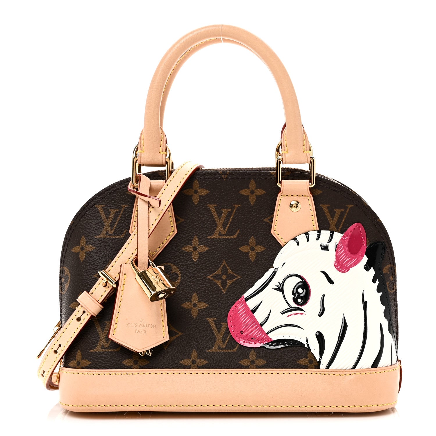 Louis Vuitton LV X Sun Yitian Monogram Zebra Alma BB 1 of 9