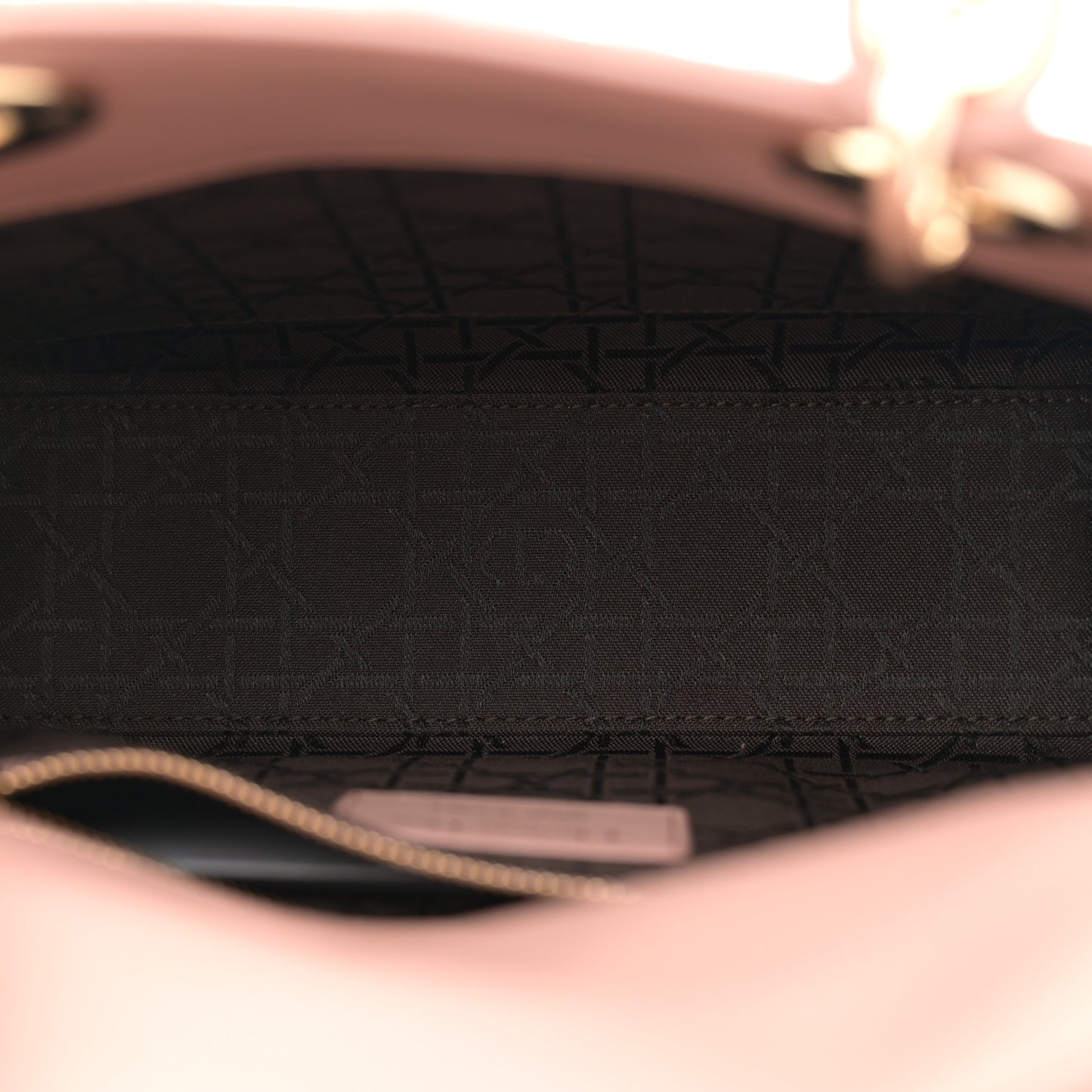 Lambskin Cannage Small My ABC Dior Lady Dior Blush