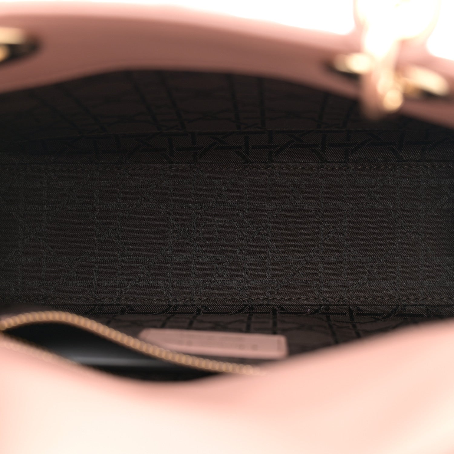 Christian Dior Lambskin Cannage Small My ABC Dior Lady Dior Blush 5 of 10