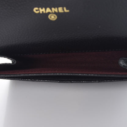 Chanel Caviar Quilted Flap Card Holder Black 5 of 9