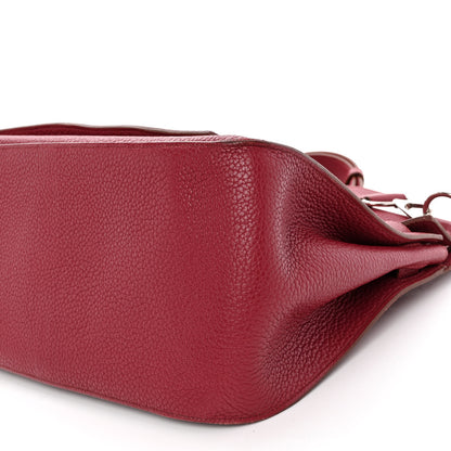 Hermes Taurillon Clemence Jypsiere 34 Rubis 9 of 17