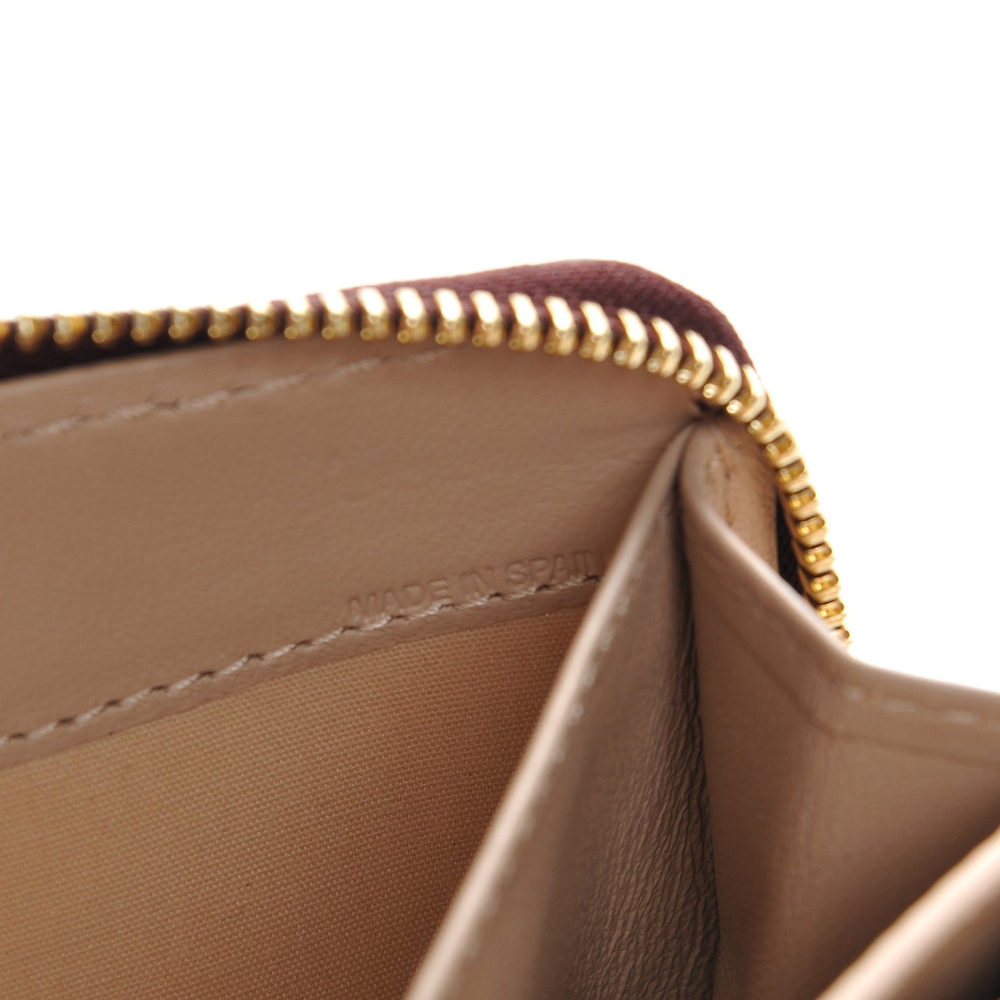 Grained Calfskin Marcie Long Zip Around Wallet Dark Velvet