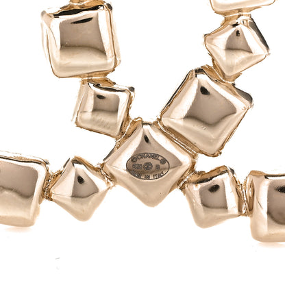 Chanel Crystal CC Brooch Gold 3 of 3