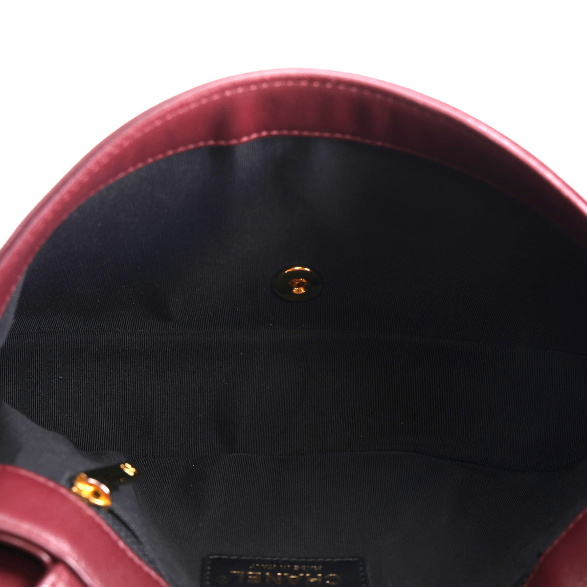 Chanel Sheepskin Quilted Vintage Mademoiselle Flap Burgundy 5 of 11