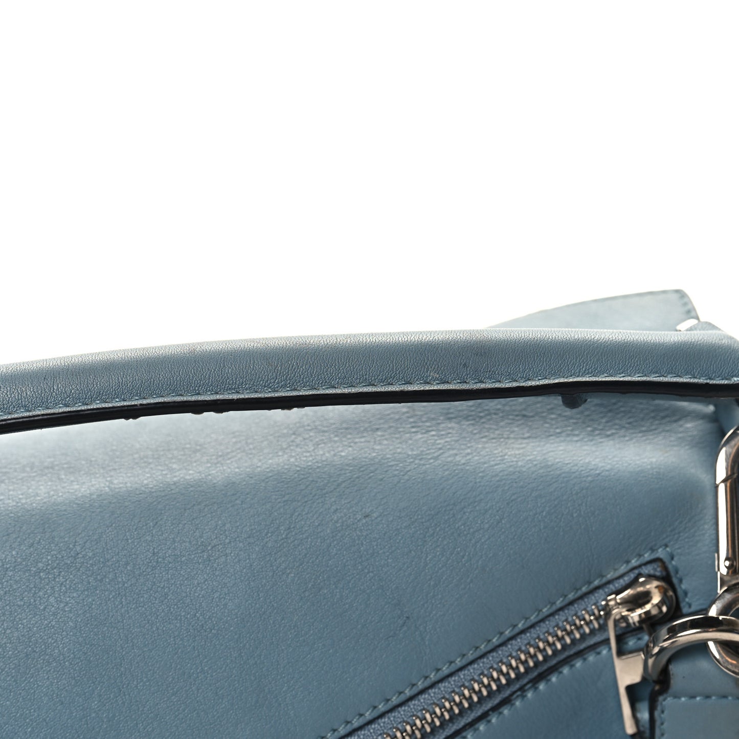 Calfskin Small Puzzle Bag Stone Blue