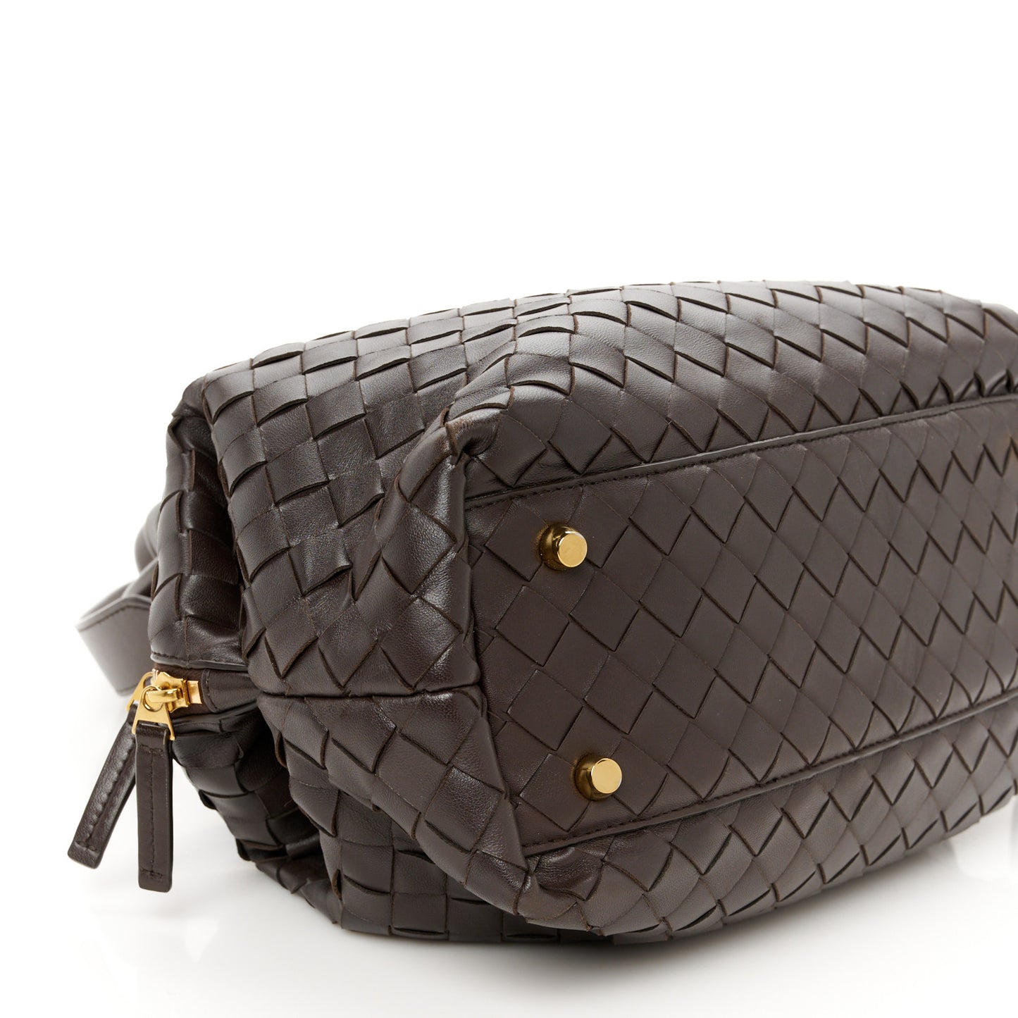 Nappa Intrecciato Bauletto Fondant
