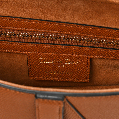 Christian Dior Grained Calfskin Saddle Bag With Strap Camello 6 of 9