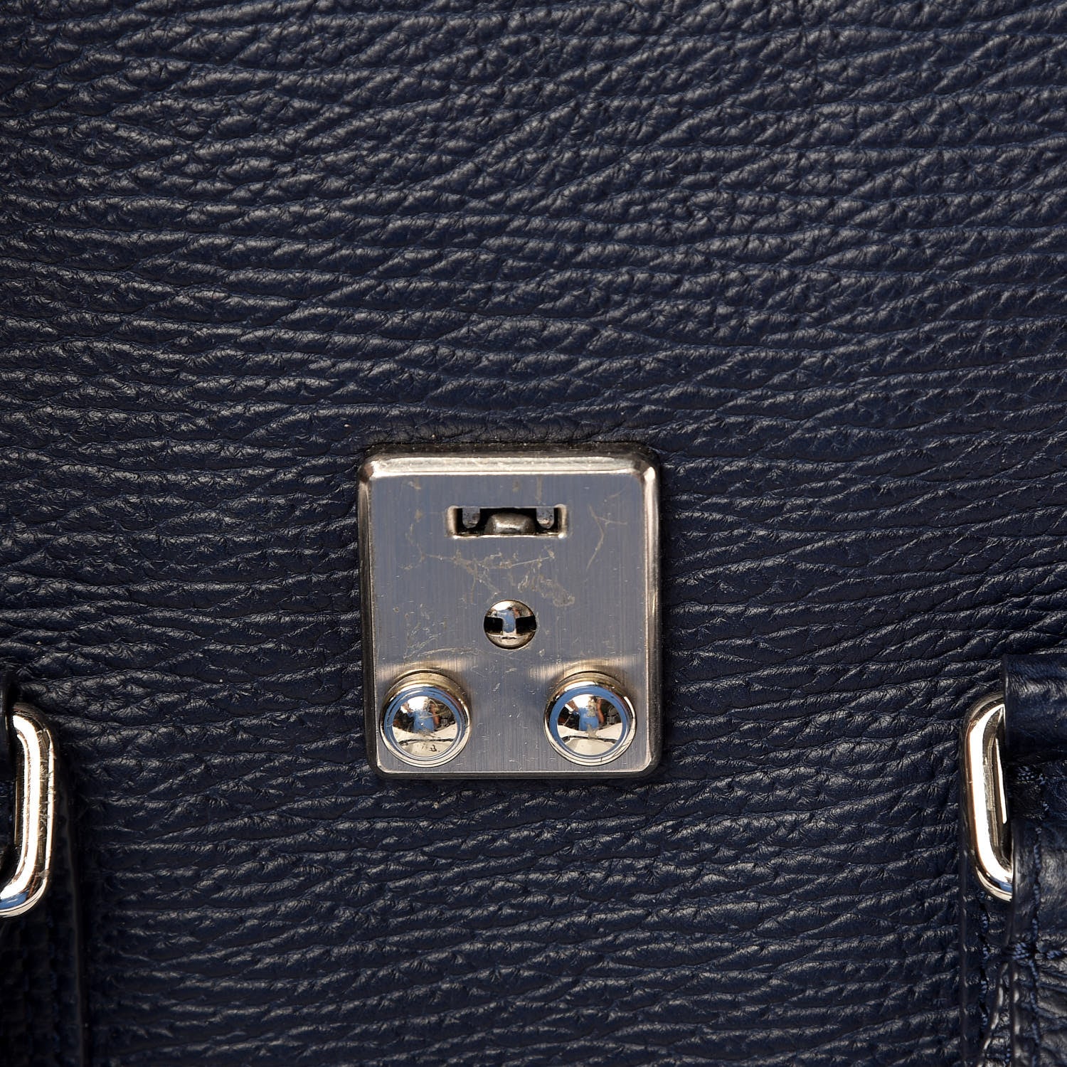 3.1 Phillip Lim 3.1 Textured Calfskin Medium Pashli Satchel Ink 12 of 13