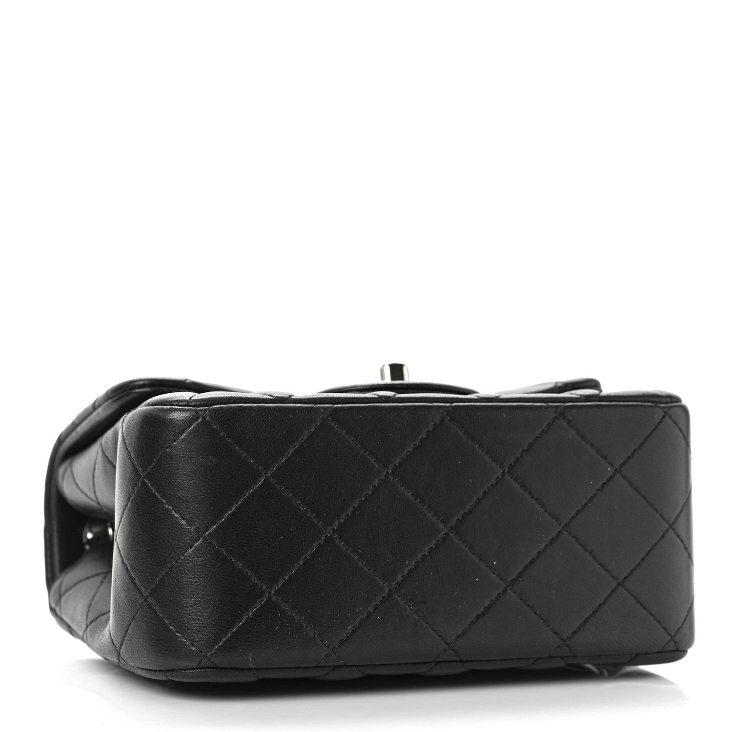Chanel Lambskin Quilted Mini Square Flap Black 4 of 10