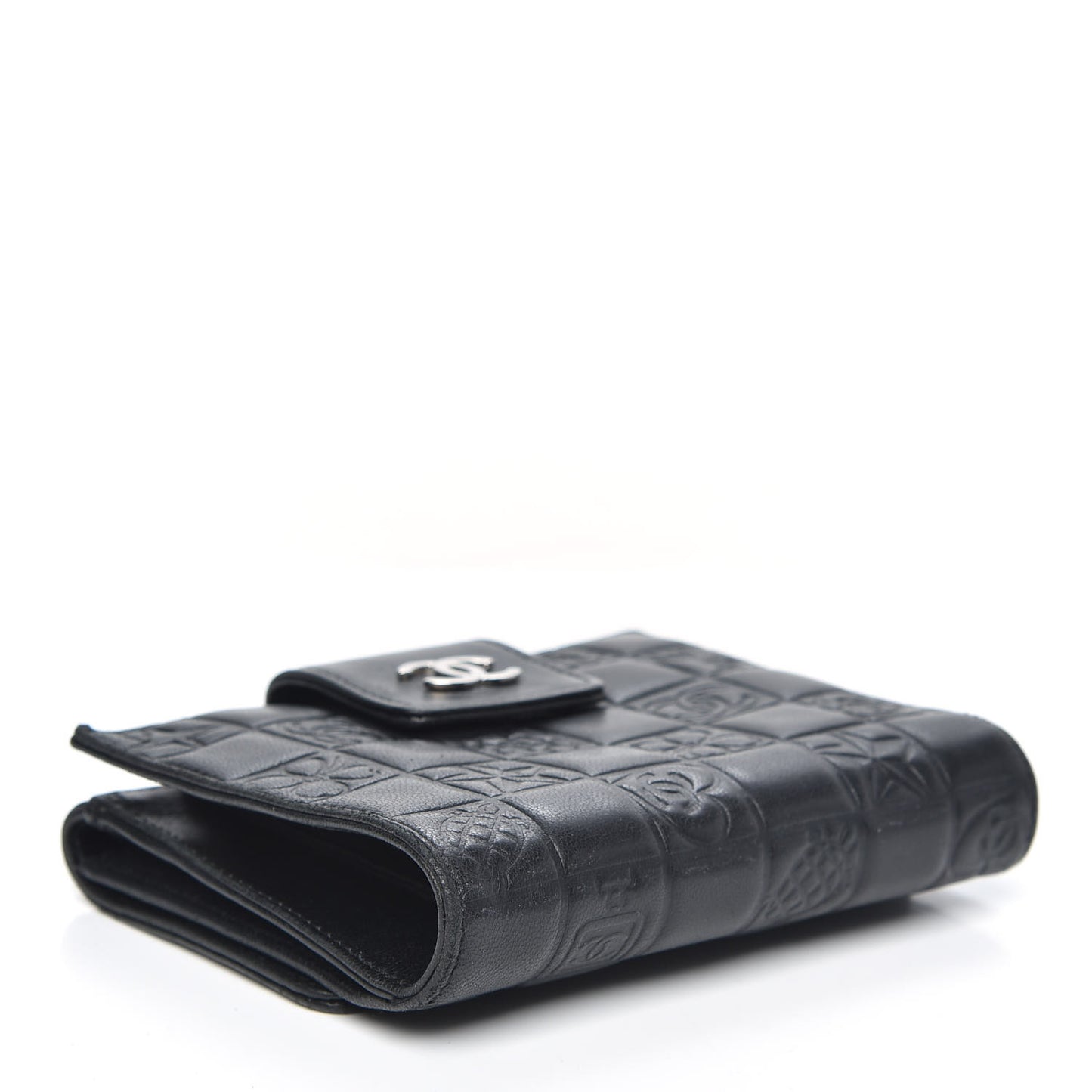 Lambskin Precious Symbols French Wallet Black