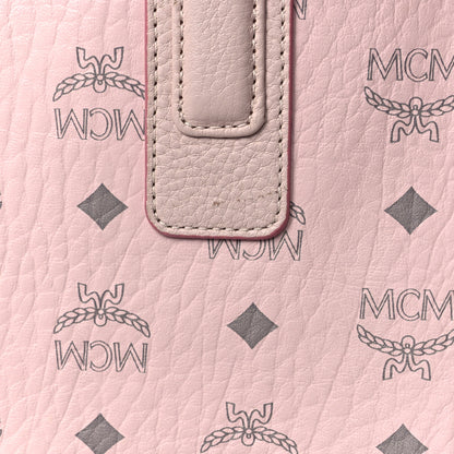 MCM Visetos Medium Liz Reversible Shopper Tote Powder Pink 9 of 17