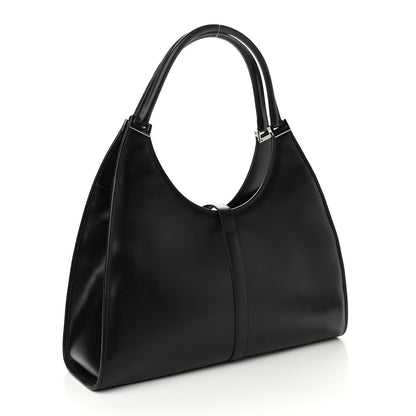 Gucci Calfskin Bardot Hobo Black 3 of 10