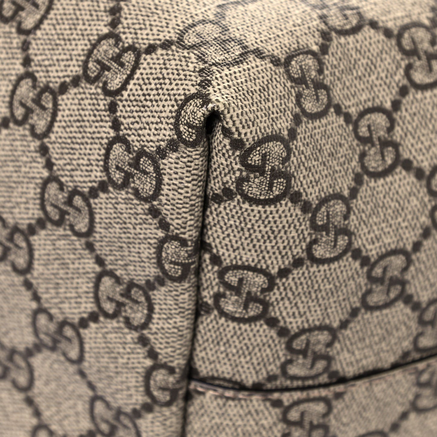 GG Supreme Monogram Medium Ophidia Shopping Tote Brown