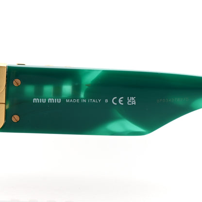 Miu Miu Acetate Sunglasses SMU11W Green 5 of 7