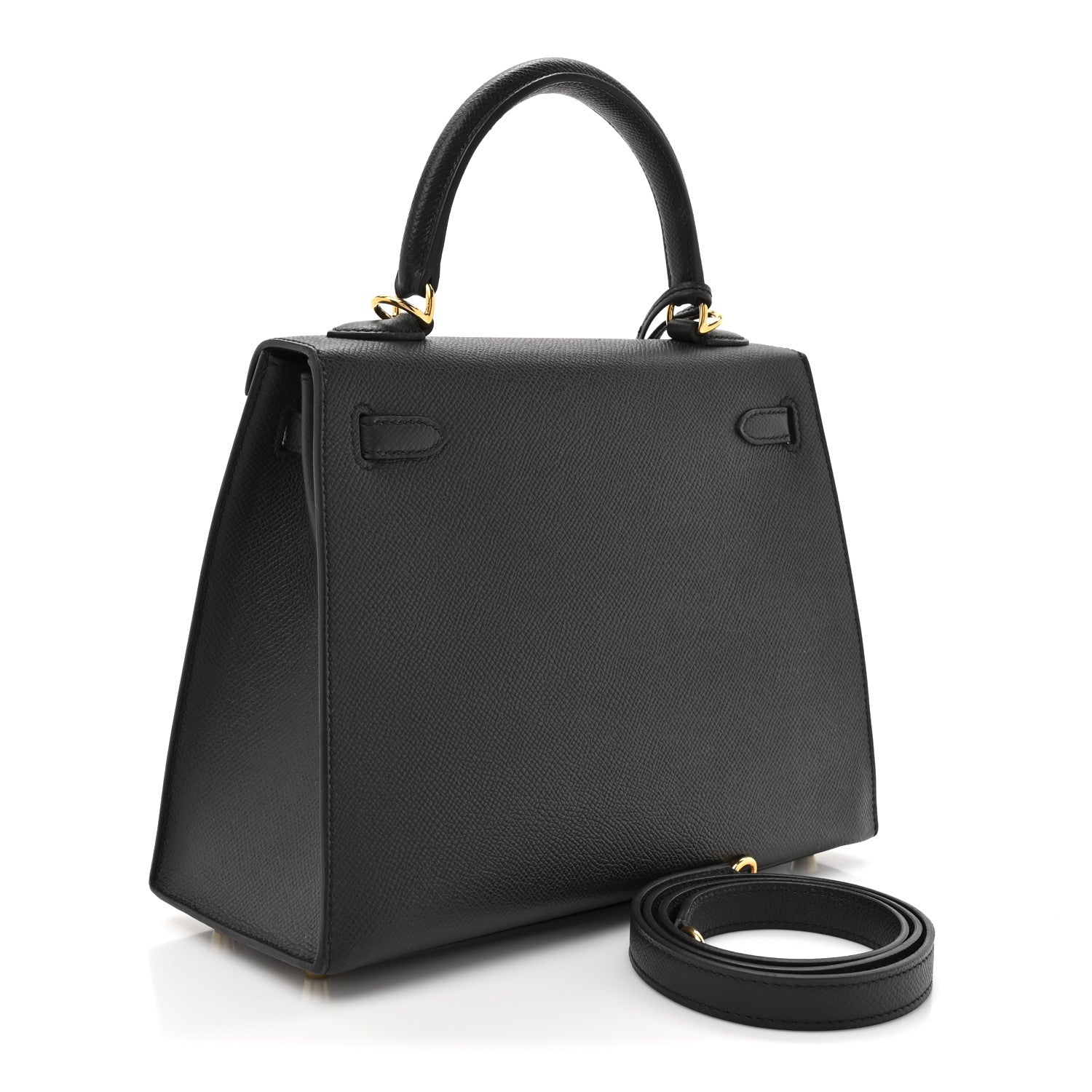 Hermes Epsom Kelly Sellier 25 Black 4 of 23