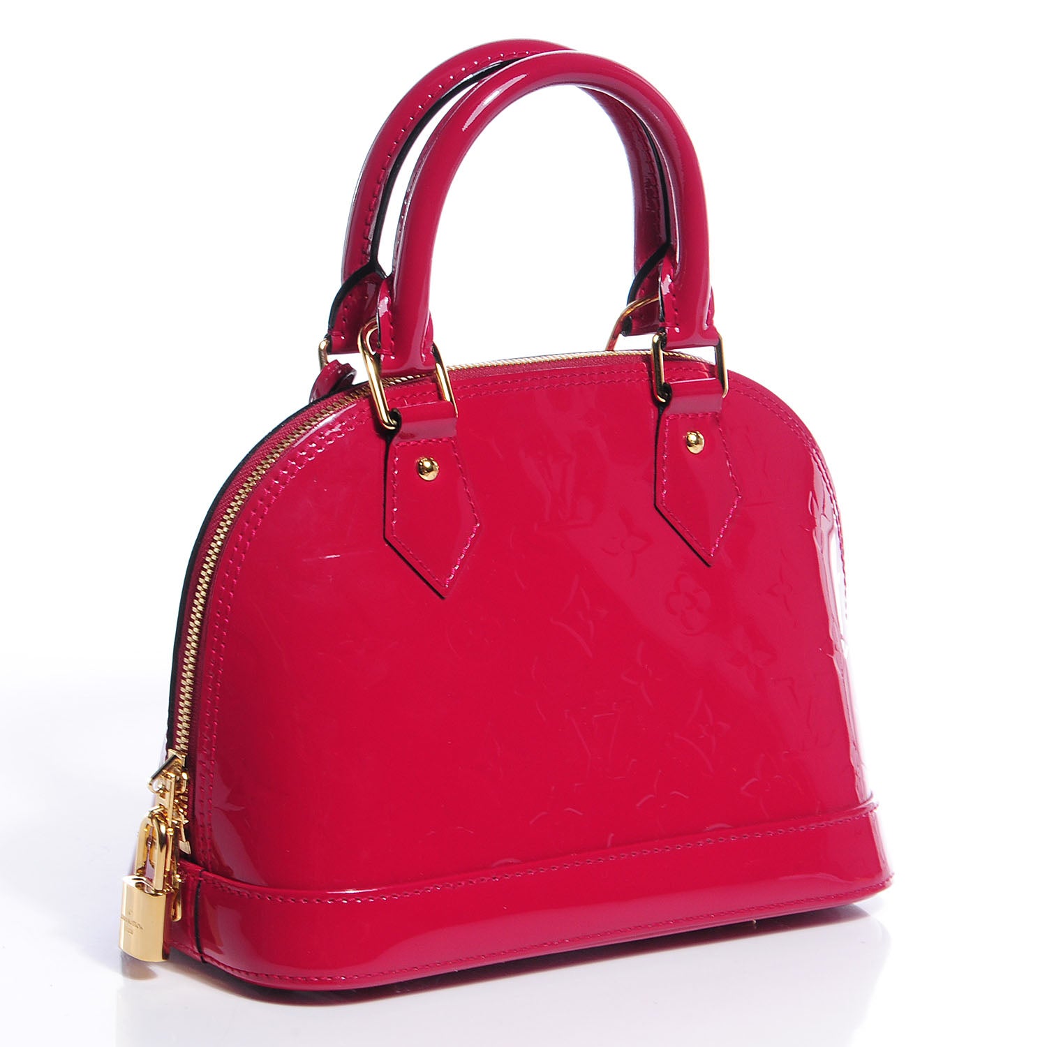Louis Vuitton Vernis Alma BB Rose Indien 3 of 8