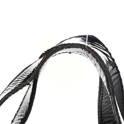 Saint Laurent Crocodile Embossed Patent Large Muse Black 10 of 16