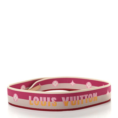 Louis Vuitton Jacquard Speedy Bandouliere 20 Shoulder Strap Fuchsia 4 of 4