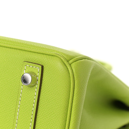 Hermes Epsom Candy Birkin 30 Kiwi Lichen 12 of 15