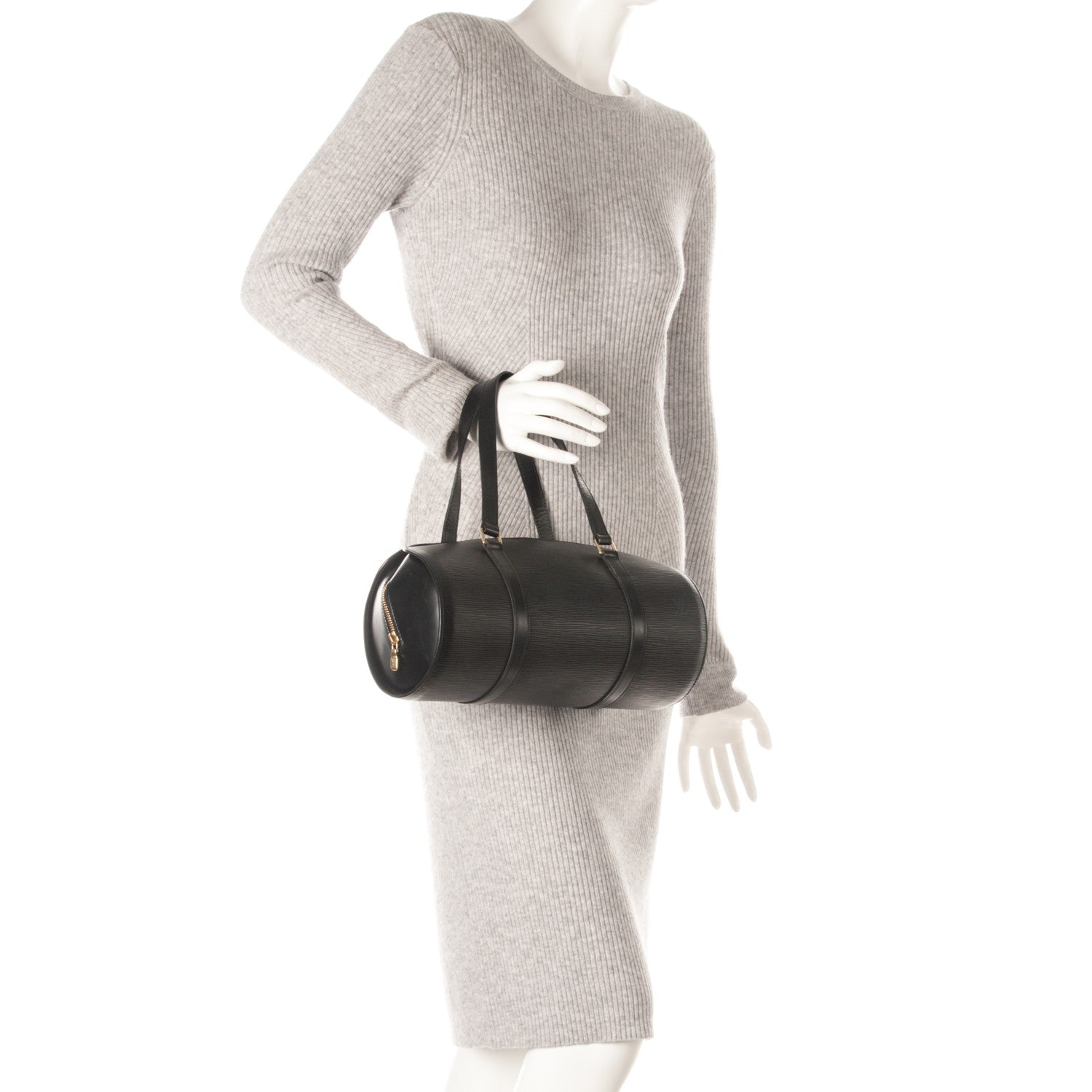 Louis Vuitton Epi Soufflot Black 2 of 9