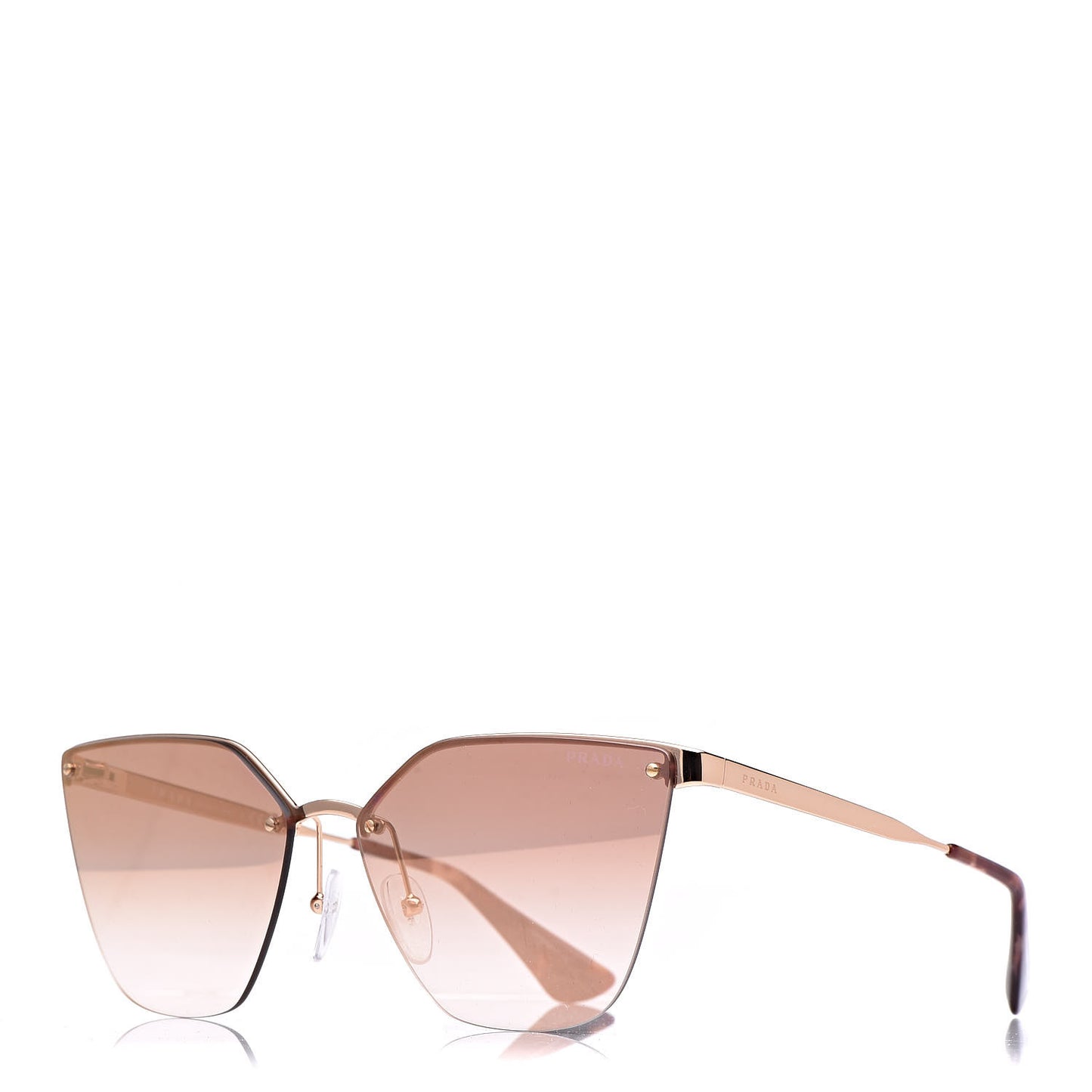 Cinema Cat Eye Sunglasses SPR 68T Pink Gold