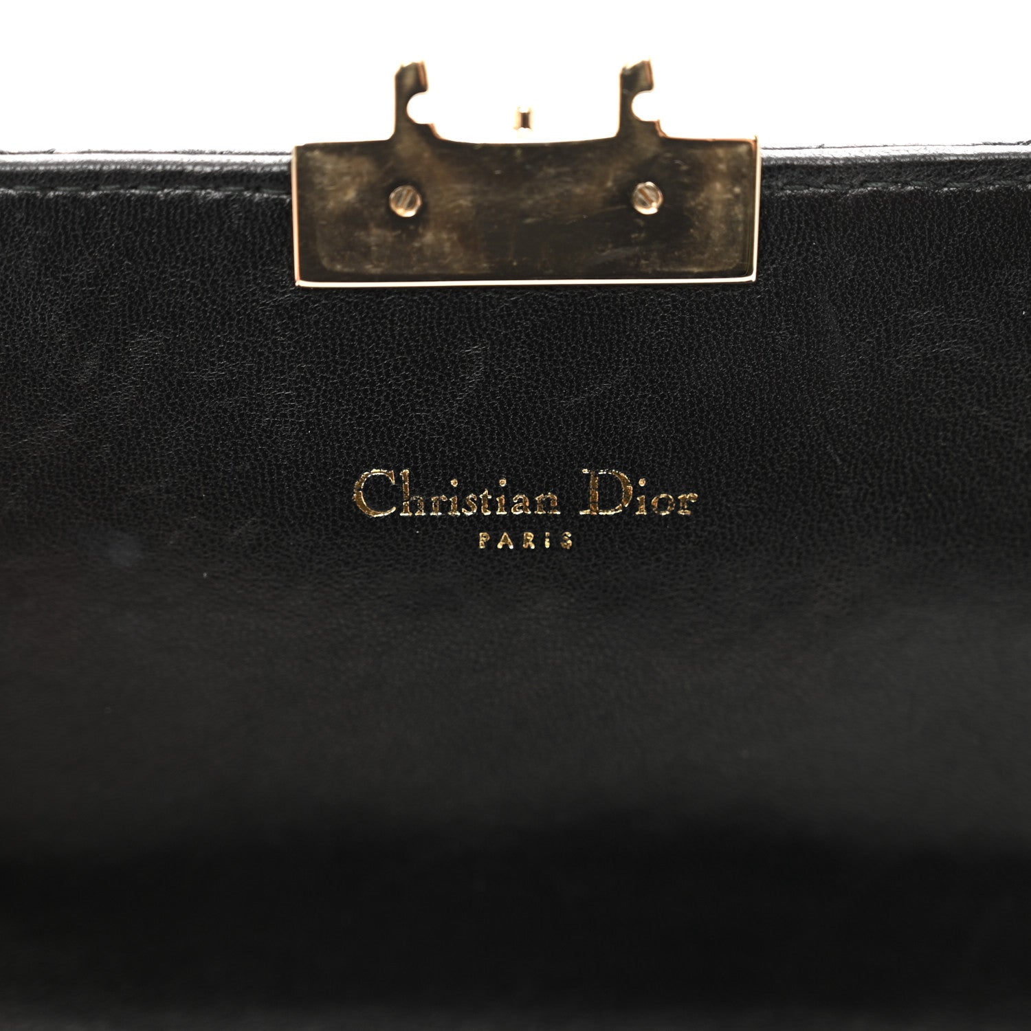 Christian Dior Lambskin Cannage Miss Dior Promenade Pouch Black 7 of 10