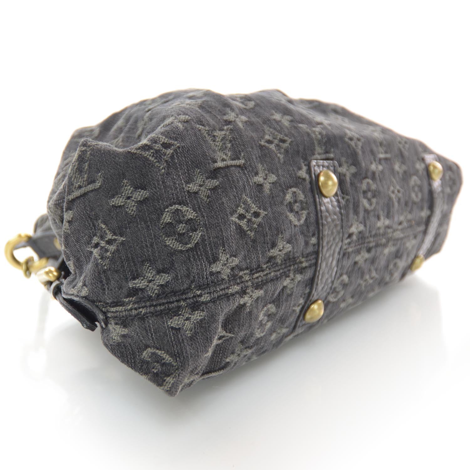 Louis Vuitton Denim Neo Cabby MM Black 4 of 7