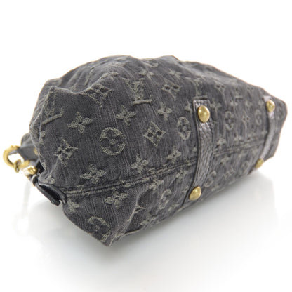 Louis Vuitton Denim Neo Cabby MM Black 4 of 7
