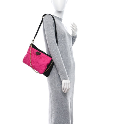 Louis Vuitton Econyl Monogram Pillow Maxi Multi Pochette Accessories Black Fuchsia 2 of 9